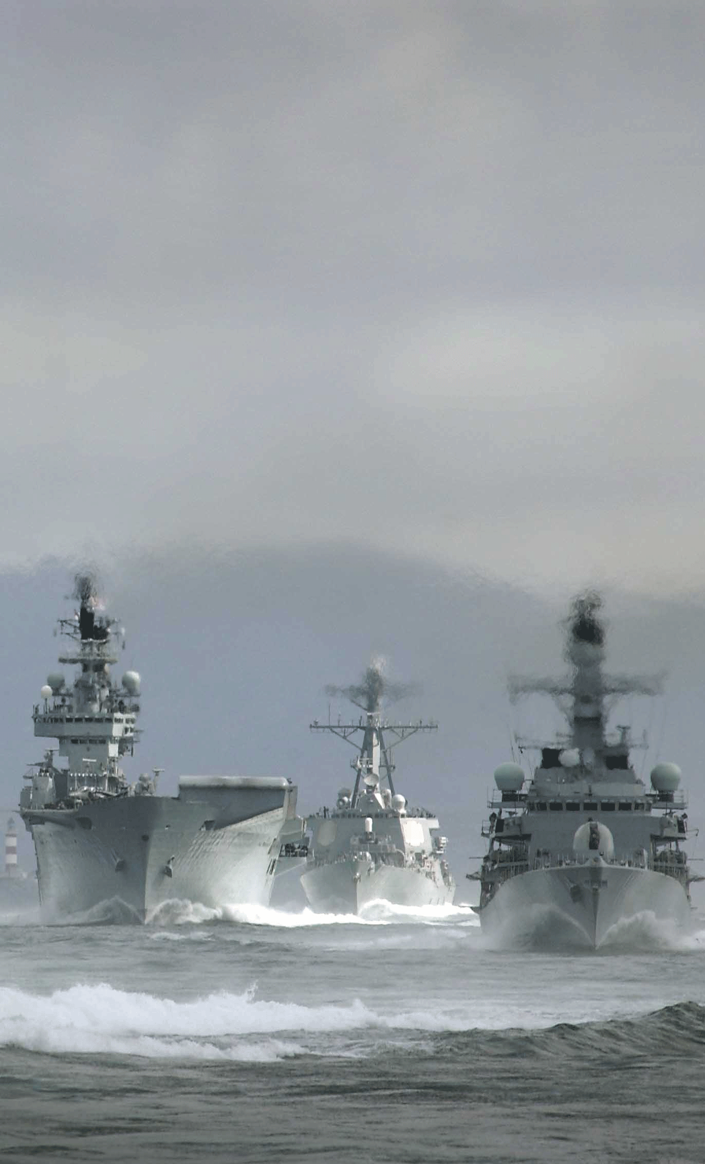 military ships